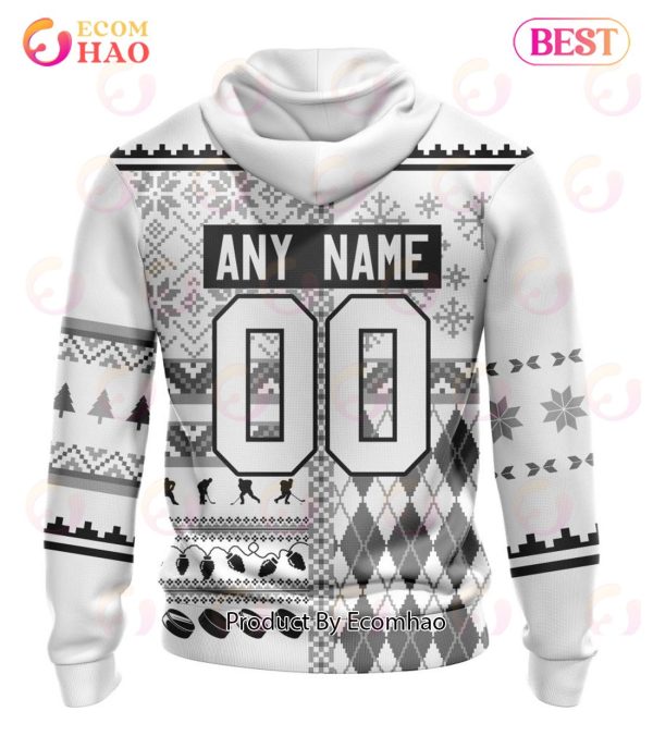 NHL Los Angeles Kings Specialized Unisex Kits With Christmas Concepts 3D Hoodie