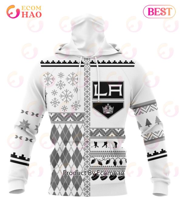 NHL Los Angeles Kings Specialized Unisex Kits With Christmas Concepts 3D Hoodie