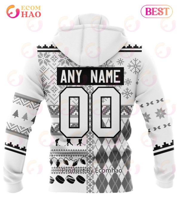 NHL Los Angeles Kings Specialized Unisex Kits With Christmas Concepts 3D Hoodie