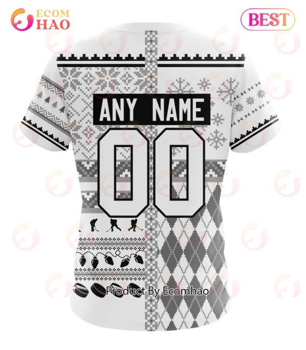NHL Los Angeles Kings Specialized Unisex Kits With Christmas Concepts 3D Hoodie