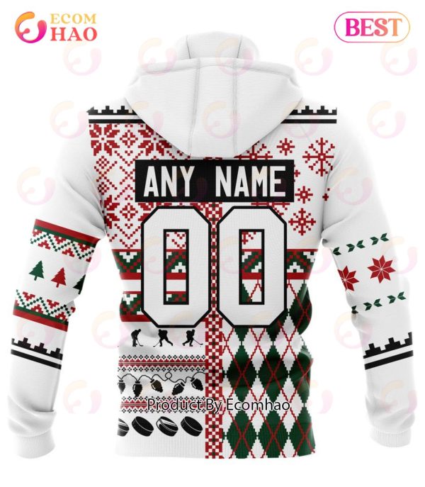 NHL Minnesota Wild Specialized Unisex Kits With Christmas Concepts 3D Hoodie