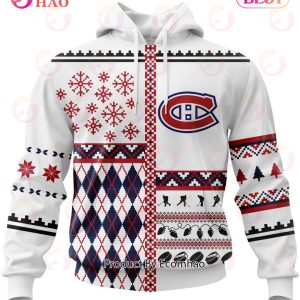 NHL Montreal Canadiens Specialized Unisex Kits With Christmas Concepts 3D Hoodie