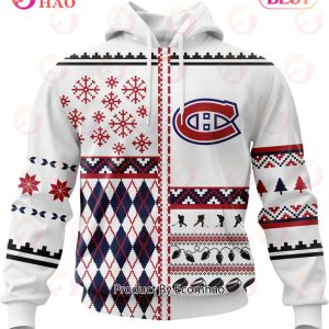 NHL Montreal Canadiens Specialized Unisex Kits With Christmas Concepts 3D Hoodie