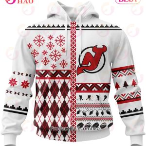 NHL New Jersey Devils Specialized Unisex Kits With Christmas Concepts 3D Hoodie