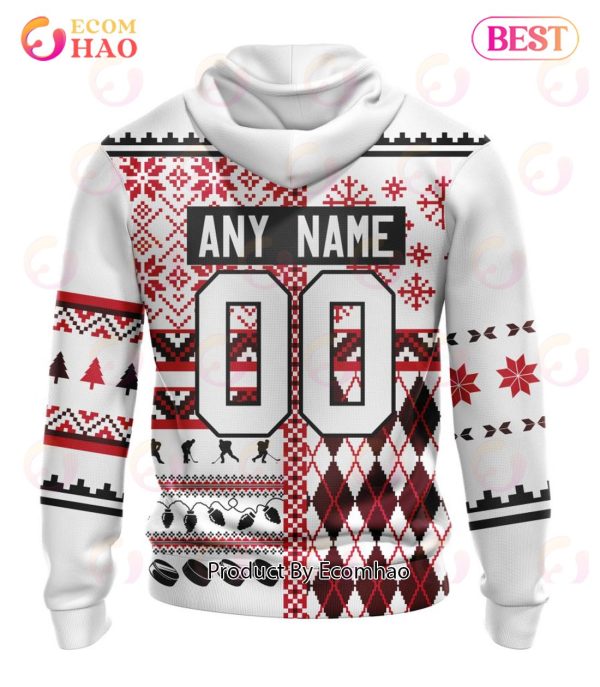 NHL New Jersey Devils Specialized Unisex Kits With Christmas Concepts 3D Hoodie