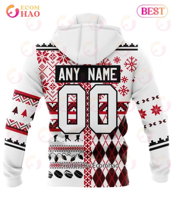 NHL New Jersey Devils Specialized Unisex Kits With Christmas Concepts 3D Hoodie