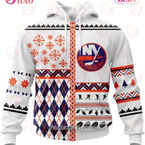 NHL New York Islanders Specialized Unisex Kits With Christmas Concepts 3D Hoodie