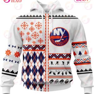NHL New York Islanders Specialized Unisex Kits With Christmas Concepts 3D Hoodie