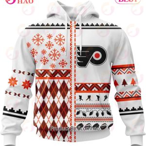 NHL Philadelphia Flyers Specialized Unisex Kits With Christmas Concepts 3D Hoodie