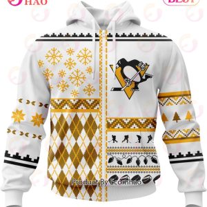NHL Pittsburgh Penguins Specialized Unisex Kits With Christmas Concepts 3D Hoodie