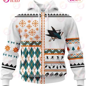 NHL San Jose Sharks Specialized Unisex Kits With Christmas Concepts 3D Hoodie