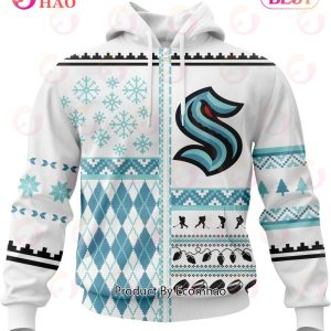NHL Seattle Kraken Specialized Unisex Kits With Christmas Concepts 3D Hoodie