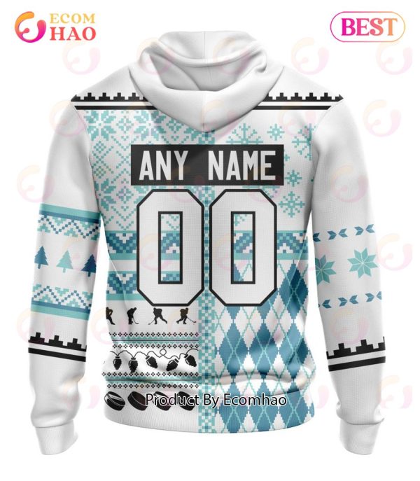 NHL Seattle Kraken Specialized Unisex Kits With Christmas Concepts 3D Hoodie