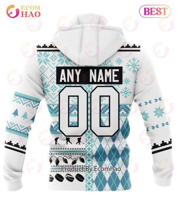 NHL Seattle Kraken Specialized Unisex Kits With Christmas Concepts 3D Hoodie