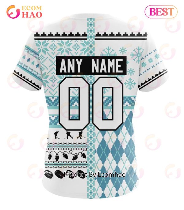 NHL Seattle Kraken Specialized Unisex Kits With Christmas Concepts 3D Hoodie