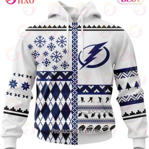 NHL Tampa Bay Lightning Specialized Unisex Kits With Christmas Concepts 3D Hoodie