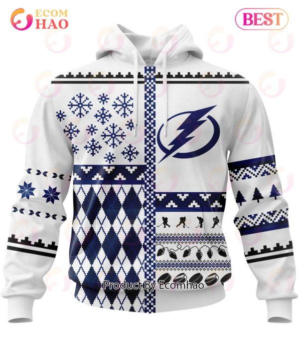 NHL Tampa Bay Lightning Specialized Unisex Kits With Christmas Concepts 3D Hoodie