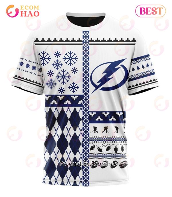 NHL Tampa Bay Lightning Specialized Unisex Kits With Christmas Concepts 3D Hoodie