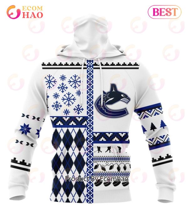 NHL Vancouver Canucks Specialized Unisex Kits With Christmas Concepts 3D Hoodie