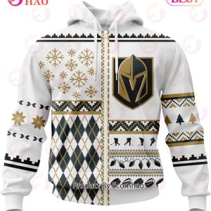NHL Vegas Golden Knights Specialized Unisex Kits With Christmas Concepts 3D Hoodie