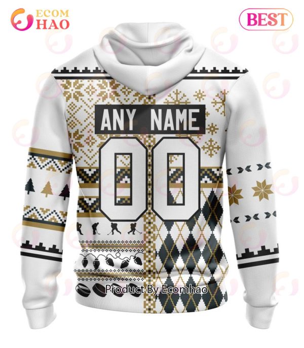 NHL Vegas Golden Knights Specialized Unisex Kits With Christmas Concepts 3D Hoodie