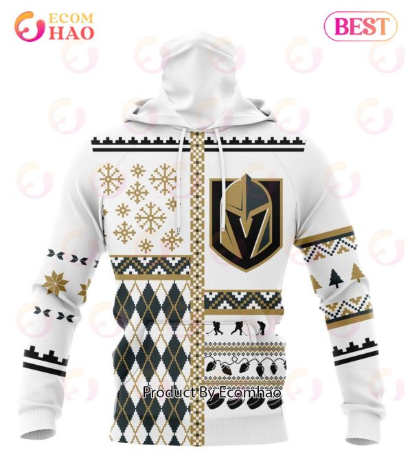 NHL Vegas Golden Knights Specialized Unisex Kits With Christmas Concepts 3D Hoodie
