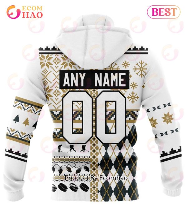 NHL Vegas Golden Knights Specialized Unisex Kits With Christmas Concepts 3D Hoodie