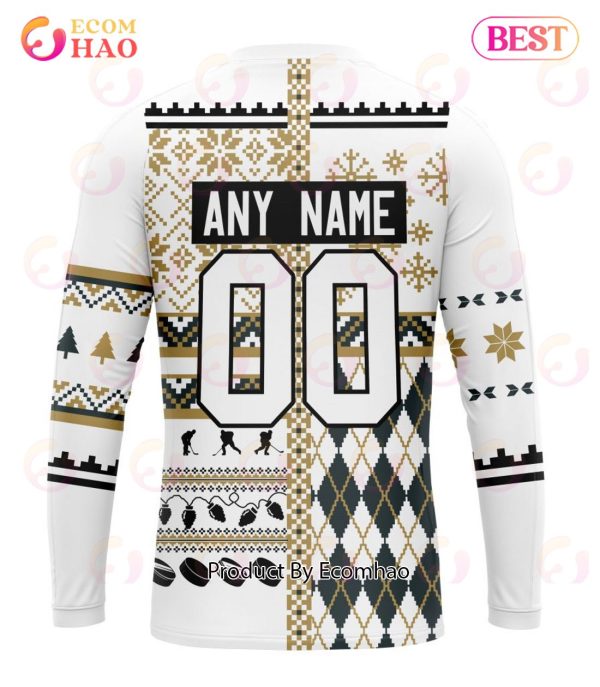 NHL Vegas Golden Knights Specialized Unisex Kits With Christmas Concepts 3D Hoodie