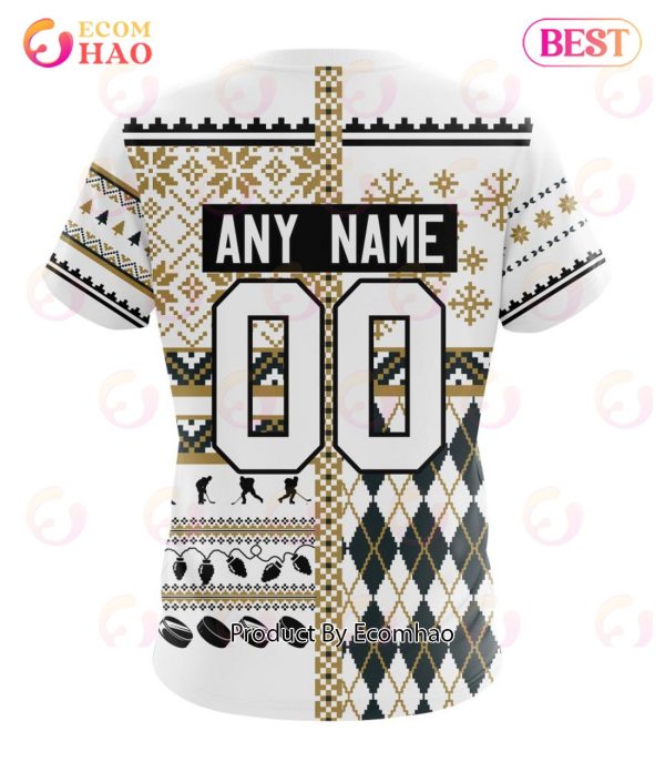 NHL Vegas Golden Knights Specialized Unisex Kits With Christmas Concepts 3D Hoodie