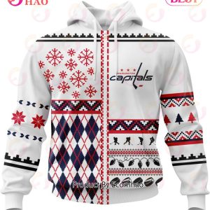 NHL Washington Capitals Specialized Unisex Kits With Christmas Concepts 3D Hoodie
