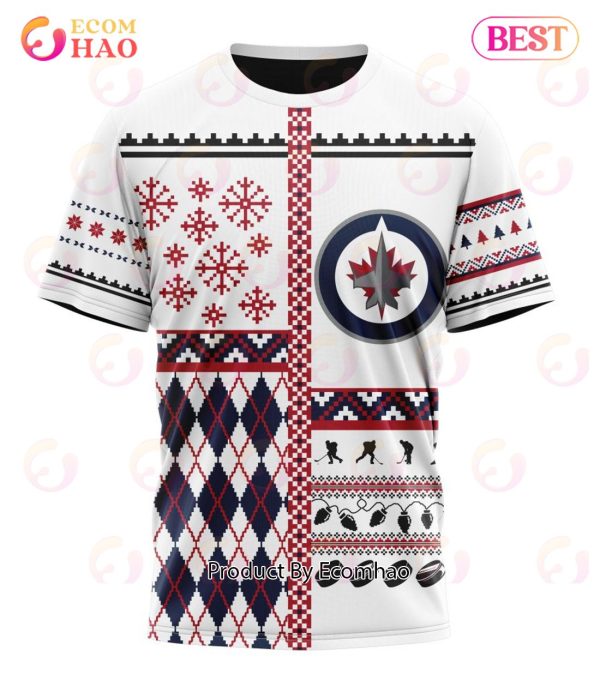 NHL Winnipeg Jets Specialized Unisex Kits With Christmas Concepts 3D Hoodie