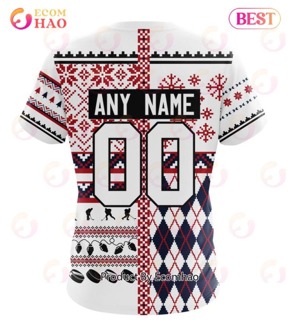 NHL Winnipeg Jets Specialized Unisex Kits With Christmas Concepts 3D Hoodie