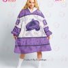 NHL Columbus Blue Jackets Special Lavender – Fight Cancer Oodie Blanket Hoodie