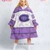 NHL Nashville Predators Special Lavender – Fight Cancer Oodie Blanket Hoodie
