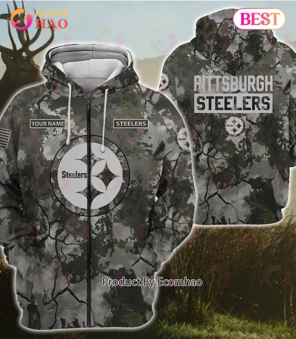 Pittsburgh Steelers Hunting Camo 3D Hoodie All Over Printed - T-shirts Low  Price