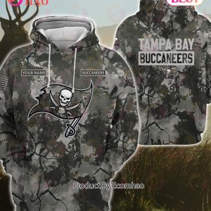 NFL Tampa Bay Buccaneers Personalized Your Name Hungting Camo Style 3D Hoodie,T Shirt, Sweatshirt, Zipper