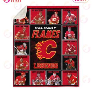 NHL Calgary Flames Legends Fleece Blanket