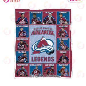 NHL Colorado Avalanche Legends Fleece Blanket