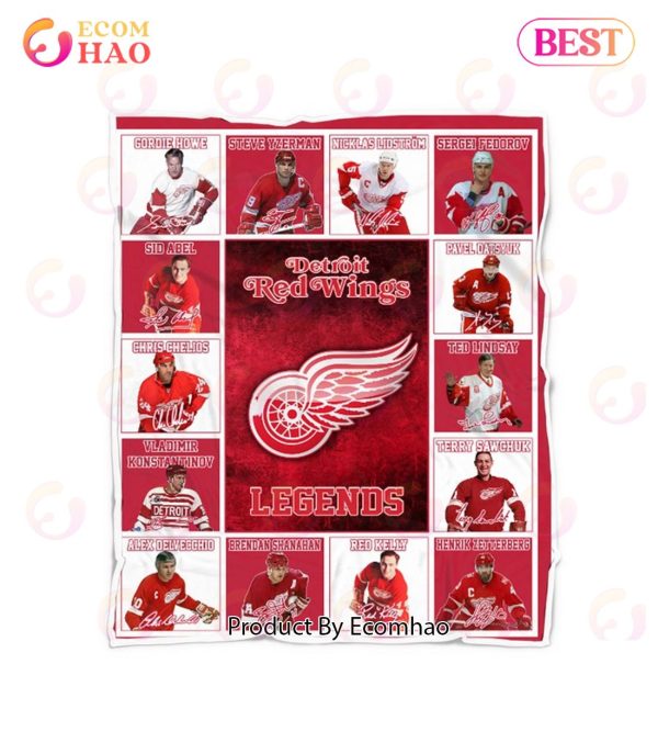 NHL Detroit Red Wings Legends Fleece Blanket