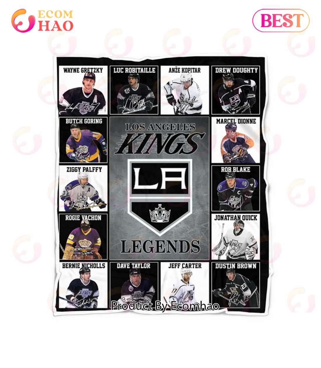 NHL Los Angeles Kings Legends Fleece Blanket