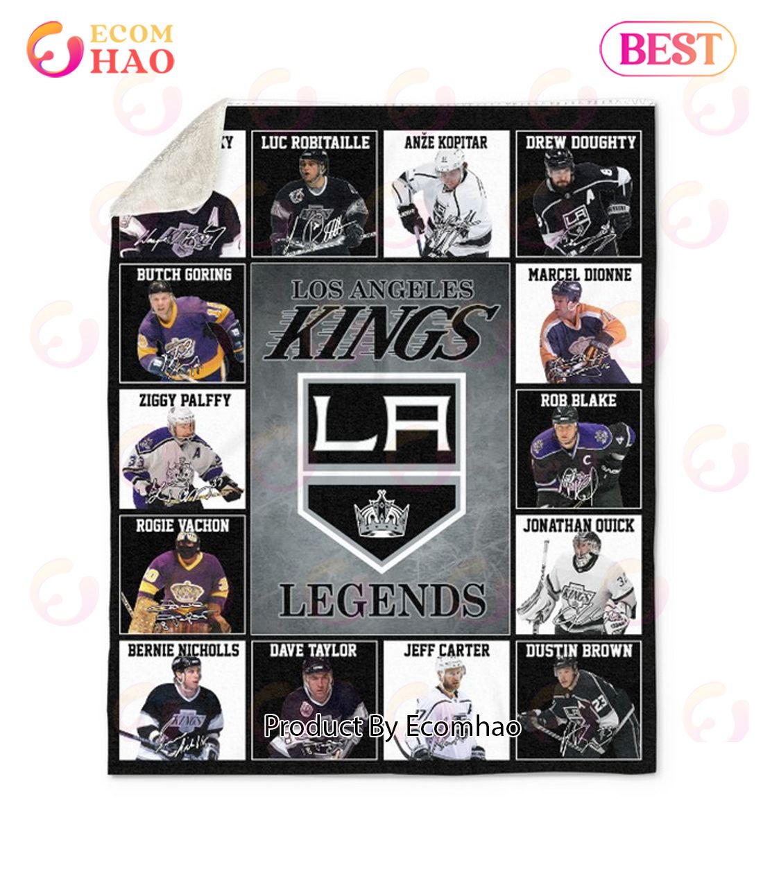 NHL Los Angeles Kings Legends Fleece Blanket