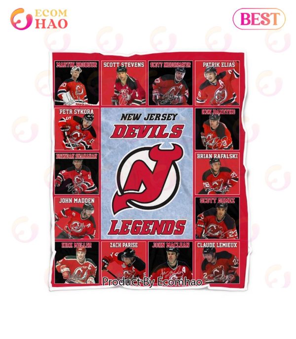 NHL New Jersey Devils Legends Fleece Blanket