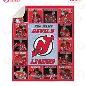 NHL New Jersey Devils Legends Fleece Blanket