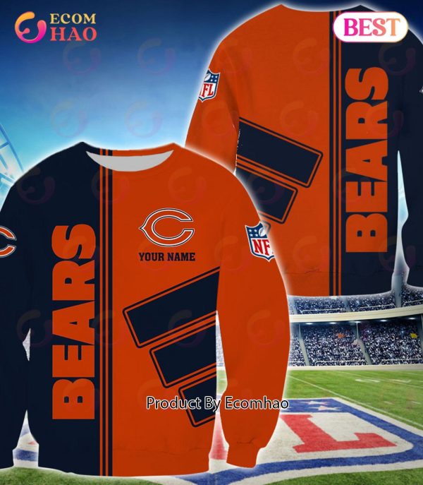 Personalized Name Chicago Bears NFL Unique Gifts Number 3D