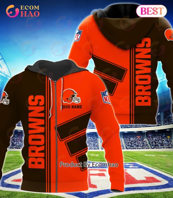 Cleveland Browns Football Sport 3D Clothings Custom Your Name, Fan Gifts