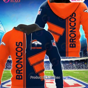 Denver Broncos Football Sport 3D Clothings Custom Your Name, Fan Gifts