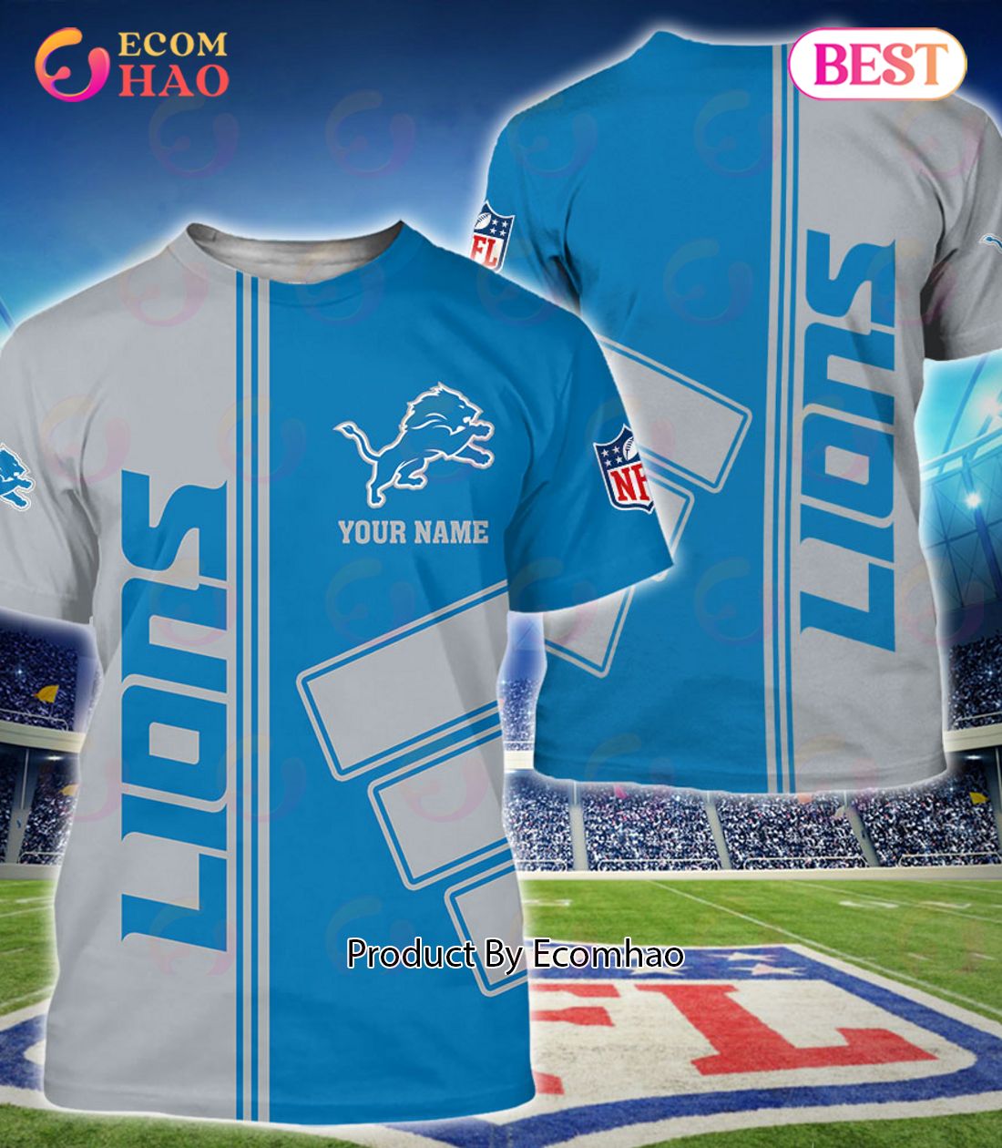 Personalized Lions 313 Hoodie 3D Glamorous Skull Detroit Lions Gift -  Personalized Gifts: Family, Sports, Occasions, Trending