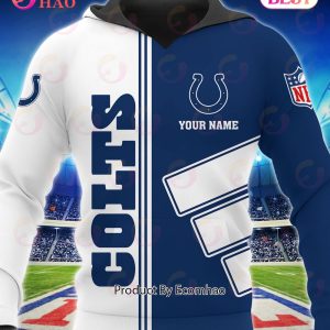 Indianapolis Colts Football Sport 3D Clothings Custom Your Name, Fan Gifts