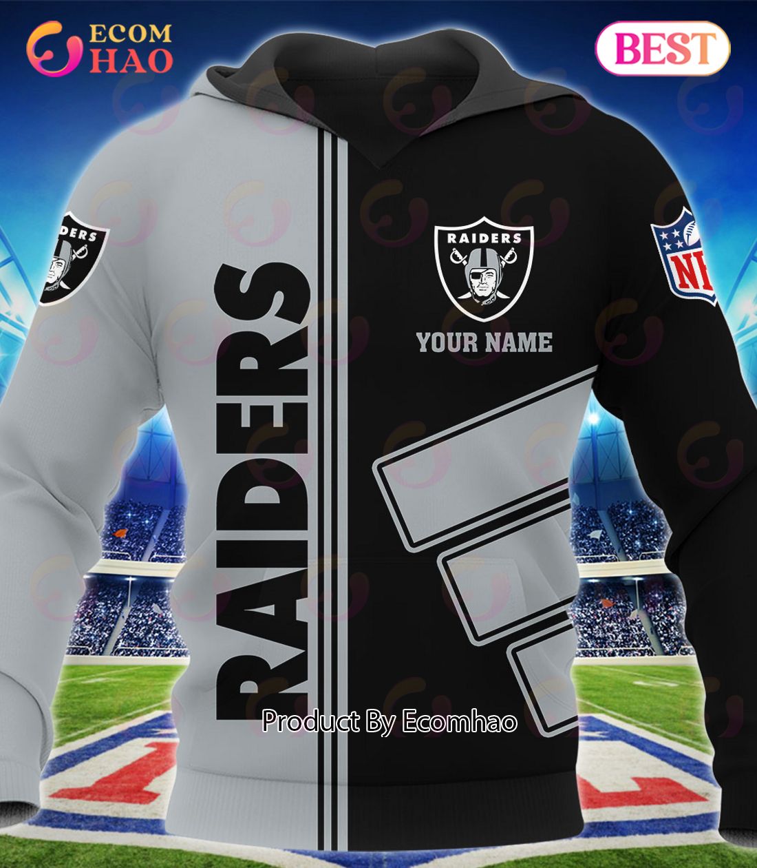 Las Vegas Raiders Football Sport 3D Clothings Custom Your Name, Fan Gifts