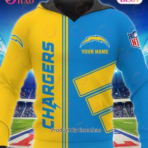 Los Angeles Chargers Football Sport 3D Clothings Custom Your Name, Fan Gifts